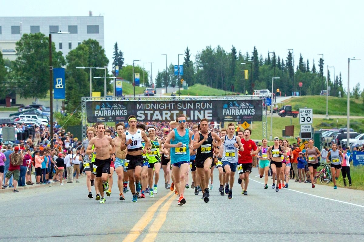 Midnight Sun Run Fairbanks, Foto: Veranstalter Midnight Sun Run Fairbanks, Foto: Veranstalter