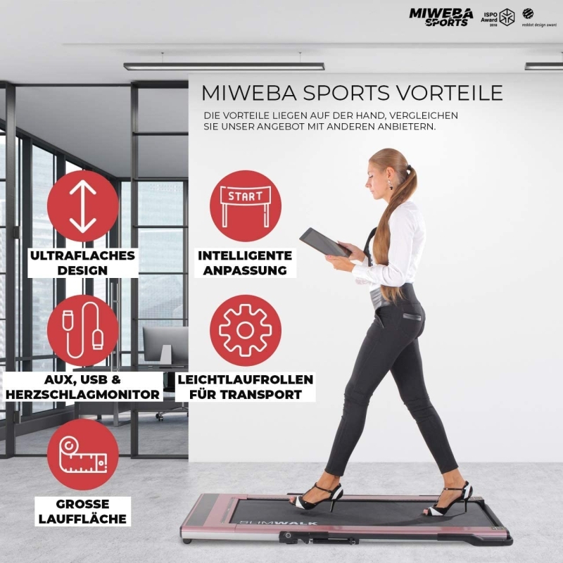 Miweba SlimWalk S200 Sports Laufband, Foto: Hersteller / Amazon Miweba SlimWalk S200 Sports Laufband, Foto: Hersteller / Amazon