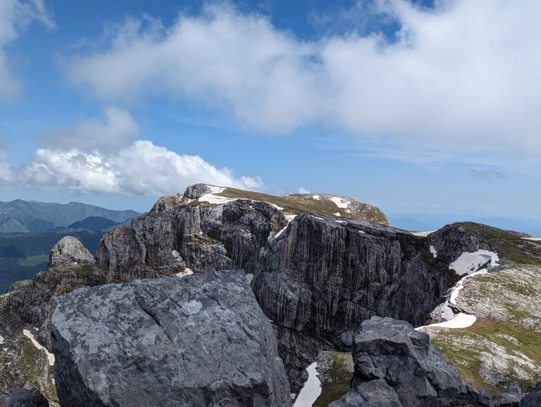 Blick vom Zla Kolata auf den Maja Kollates Blick vom Zla Kolata auf den Maja Kollates