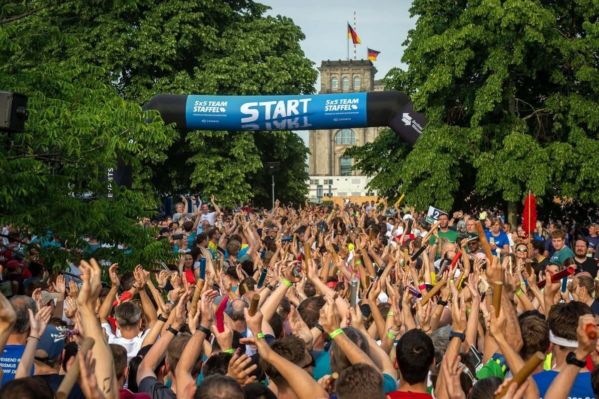 Berliner 5 x 5 km Teamstaffel 2023, Foto: © Tilo Wiedensohler / camera4 Berliner 5 x 5 km Teamstaffel 2023, Foto: © Tilo Wiedensohler / camera4
