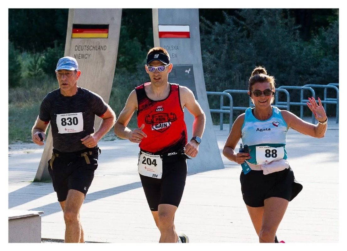 Usedom-Marathon 2024: Grenze (Foto: © Rico Harder) Usedom-Marathon 2024: Grenze (Foto: © Rico Harder)
