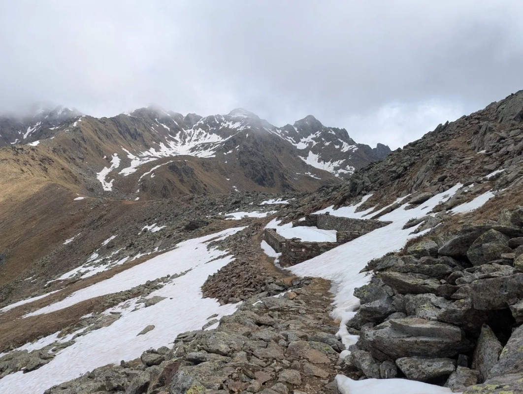 Wanderung auf den Cima Mattaciul 13: Richtung Nordosten Wanderung auf den Cima Mattaciul 13: Richtung Nordosten