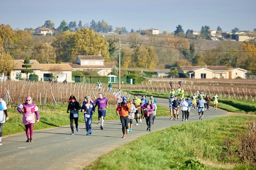 Marathon du Beaujolais: Weinberg + Läufer - eine harmonische Verbindung (© Morgan Bove) Marathon du Beaujolais: Weinberg + Läufer - eine harmonische Verbindung (© Morgan Bove)