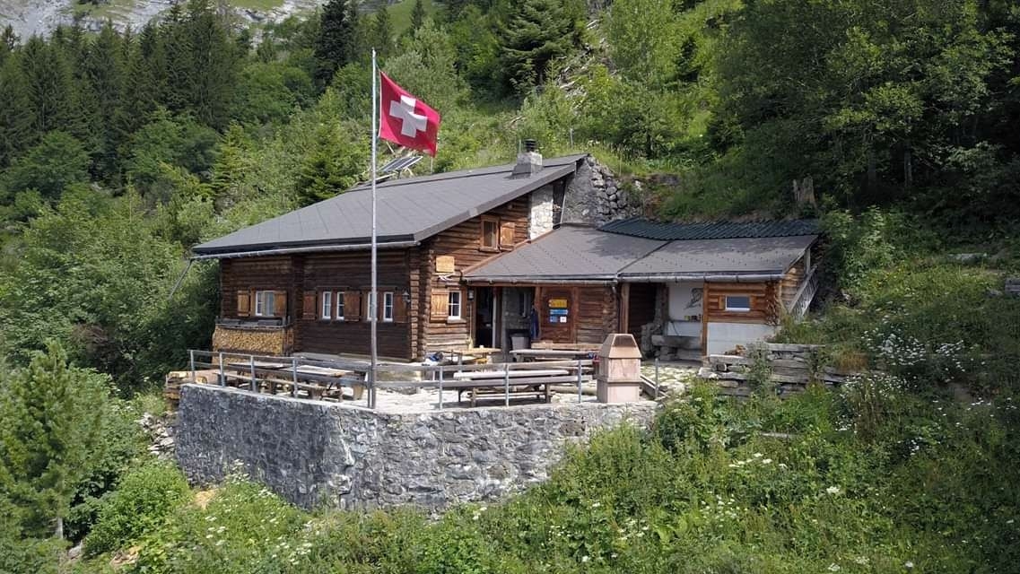 Enderlinhütte, Foto Niclaus Saxer Enderlinhütte, Foto Niclaus Saxer