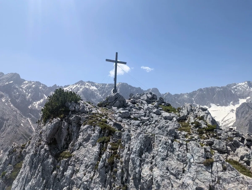 Kleiner Waxenstein Gipfelkreuz Kleiner Waxenstein Gipfelkreuz
