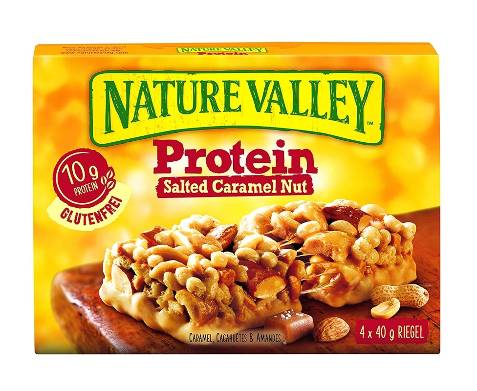 Nature Valley Protein Salted Caramel Nut (c) Amazon / Hersteller Nature Valley Protein Salted Caramel Nut (c) Amazon / Hersteller