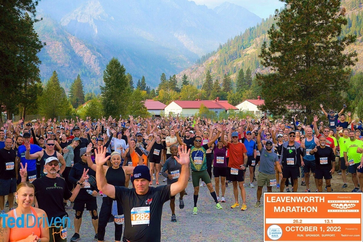 Leavenworth Marathon, Foto: Veranstalter Leavenworth Marathon, Foto: Veranstalter