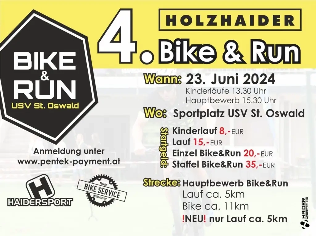 Bike & Run USV St. Oswald 2024 Bike & Run USV St. Oswald 2024