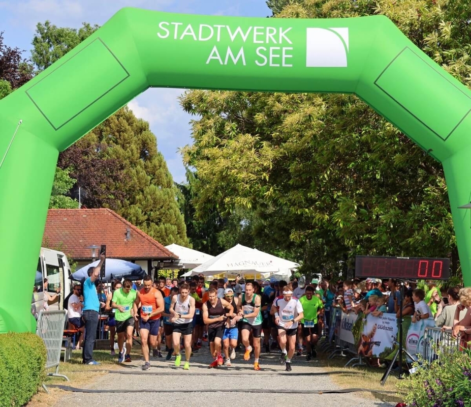 Hagnauer Seelauf Start 2023, Foto: © Tourist-Info Hagnauer Seelauf Start 2023, Foto: © Tourist-Info