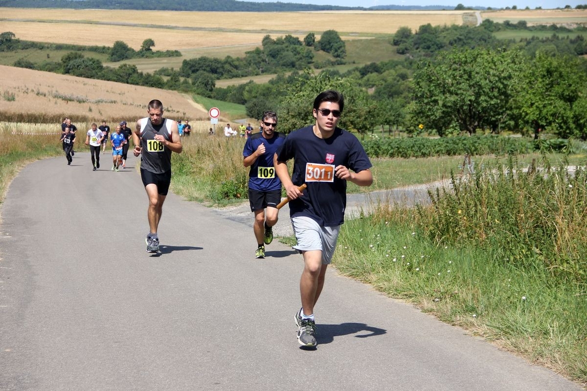 Feuerwehrlauf Bad Mergentheim - Löffelstelzen, Foto Veranstalter Feuerwehrlauf Bad Mergentheim - Löffelstelzen, Foto Veranstalter