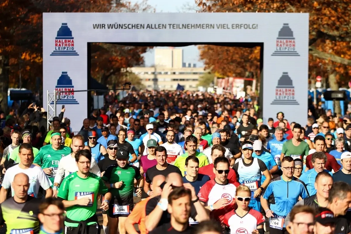 Leipzig Run 2023, Start. Foto: MaximalPuls Leipzig Run 2023, Start. Foto: MaximalPuls