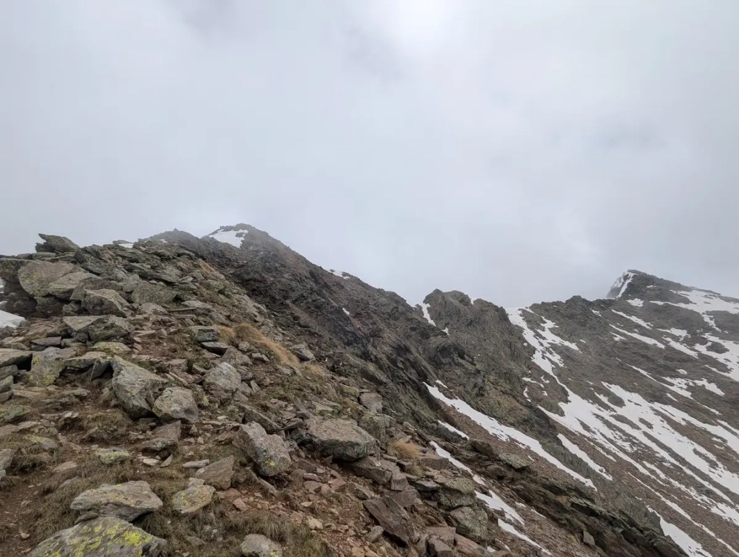 Blick auf den Cima Mattaciul im Jahr 2025 Blick auf den Cima Mattaciul im Jahr 2025