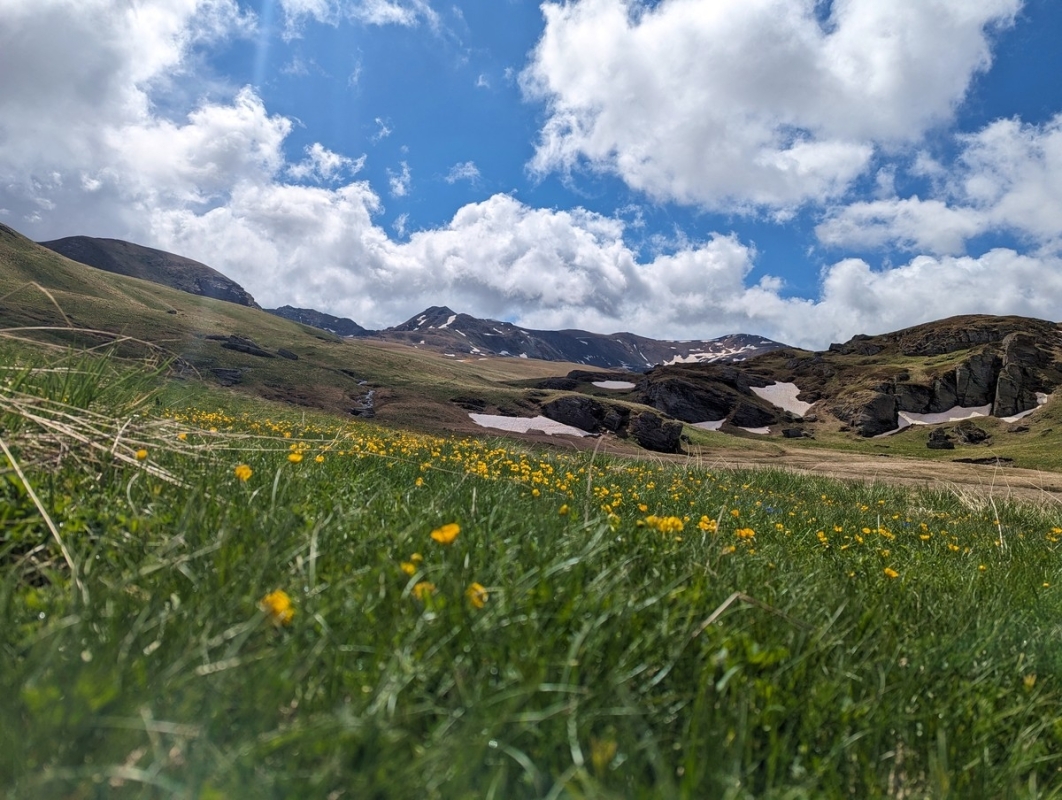 Rudoka Wanderung 10: Traumhaftes Panorama mit Blick auf den Rudoka. Rudoka Wanderung 10: Traumhaftes Panorama mit Blick auf den Rudoka.