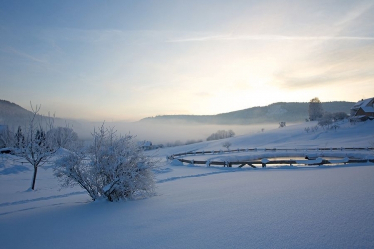 Der Winter in den Reichenbacher Höfe ist sehr mystisch.Foto (C) Baiersbronn