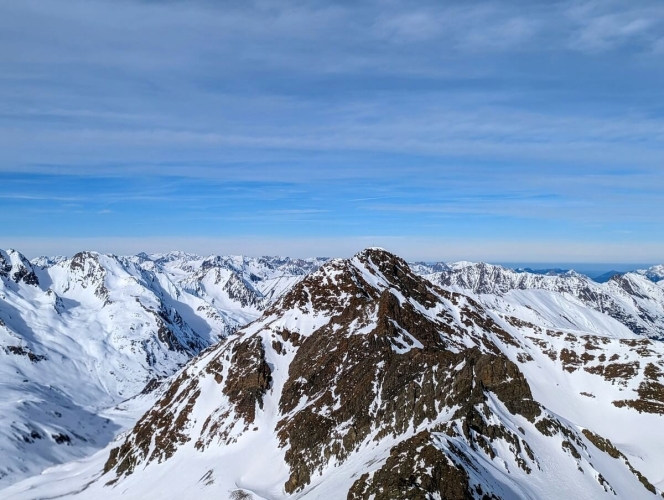 Zischgeles von der Schöntalspitze aus fotografiert (Winter 2024)