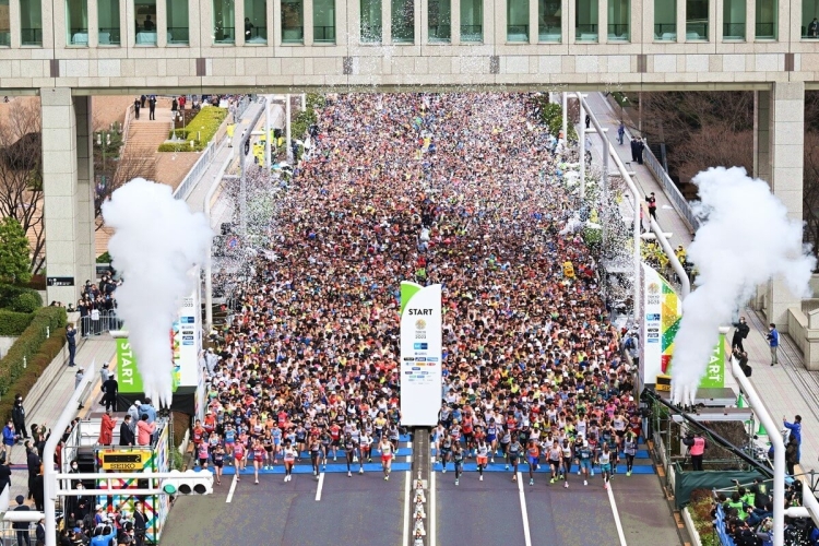 Tokyo-Marathon Start, Foto © TokyoMarathonFoundation