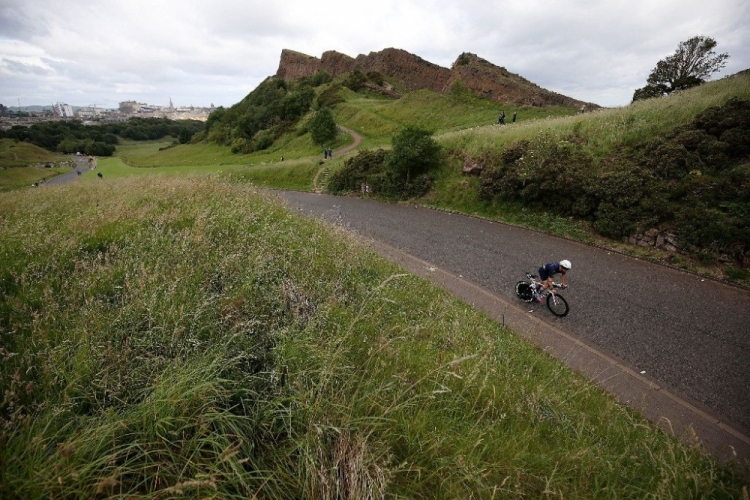 IRONMAN 70.3 Edinburgh is considered to have one of the most challenging and unique courses on the European IRONMAN 70.3 circuit. (C) Getty Images for IRONMAN