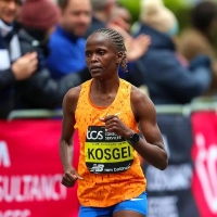 Brigid Kosgei beim London Marathon 2024