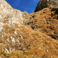 Höfats-Überschreitung 22: Steiles, aber technisch eher einfaches Gelände