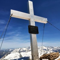 Schareck 29: Baumbachspitze Gipfelkreuz
