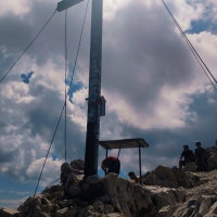 Jubigrat 27: Gipfelkreuz Alpspitze