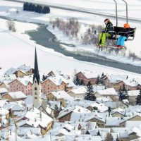 Skifahren in Zuoz, Foto: Engadin St. Moritz Tourismus AG