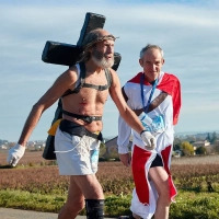 Marathon du Beaujolais: Jesus war auch da