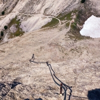 Wankspitze Klettersteig 07: C-Abschnitt zu Beginn