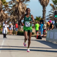 Shelmith Muriuki hier beim Nedbank 50km Breaking Barriers.
