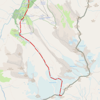 Scheiberkogel Skitour Strecke mit Karte