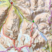Strecke - Große Bernina-Überschreitung: Biancograt - Piz Bernina - Piz Argient - Piz Zupo - Bellavista - Piz Palü
