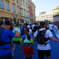 Cracovia Maraton 2023, Marathontag. Bild 05