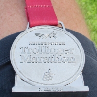Heilbronner Trollinger Marathon Medaille. Foto: Herbert Orlinger