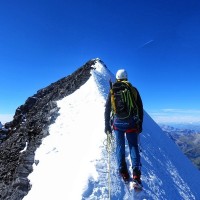 Eiger-Überschreitung-via-Mittellegigrat-20: Das Schlimmste ist geschafft und der Gipfel gleich erreicht
