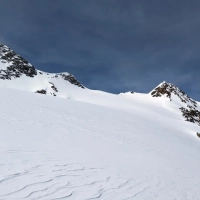 Schuchtkogel Skitour 06: Der Schlusshang mit dem Gipfel rechts.