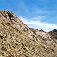 Weißseespitze 25: Blick auf den Westgrat im Schlussabschnitt des Bruchgrates.