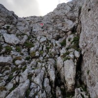 12 Große Gesäuseüberschreitung: Eine etwas anspruchsvollere Kletterstelle