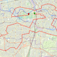 Berlin-Marathon Strecke