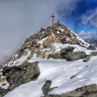 Bergtour_auf_den_Hochfeiler-Bild-37: Gipfelkreuz