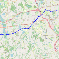Boston Marathon Strecke