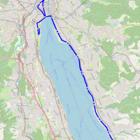 Zürich Halbmarathon Strecke