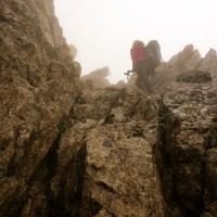 Kaunergrat-Runde 22: Ein Teil des Anstieges besteht aus anspruchsvollem Gehgelände und kurze Kletterpassagen.