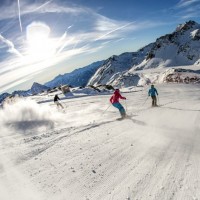 Skifahren im Skigebiet Mölltaler Gletscher (C) www.andifrank.com