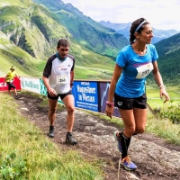 Läufer auf der Strecke beim Stettiner Cup