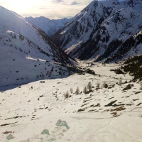 Kraspesspitze Skitour 29: Letzte Abfahrt vor der Hütte