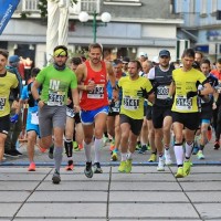 Wolfgangseelauf 2021 Marathon-Start. Foto: Hörmandinger