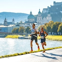 Jedermannlauf Salzburg 2024: Andreas Vojta vor Thomas Messner