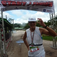 Paramaribo Marathon: Anton Reiter im Ziel