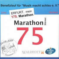 Erfurt Marathon 2019, Foto: Herbert Orlinger