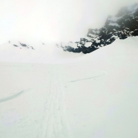 Eiskögele Skitour 16: Kurz vor dem Schlusshang zum Steig.